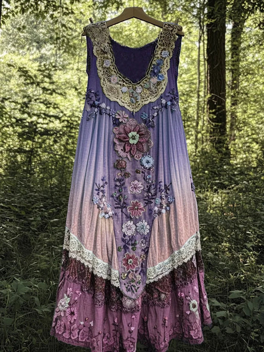 Evabella | Lniana sukienka boho