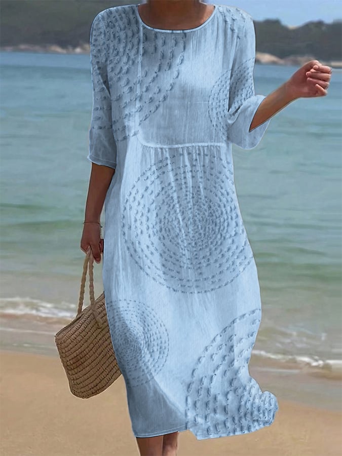 Améliane | Elegancka sukienka midi z delikatnymi detalami