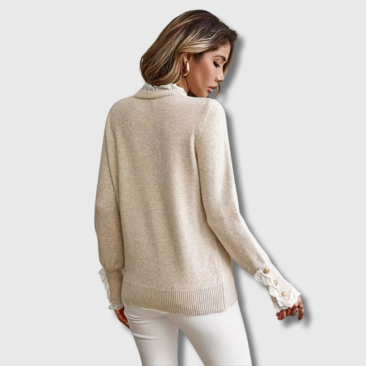 Sofie | Elegancki koronkowy sweter
