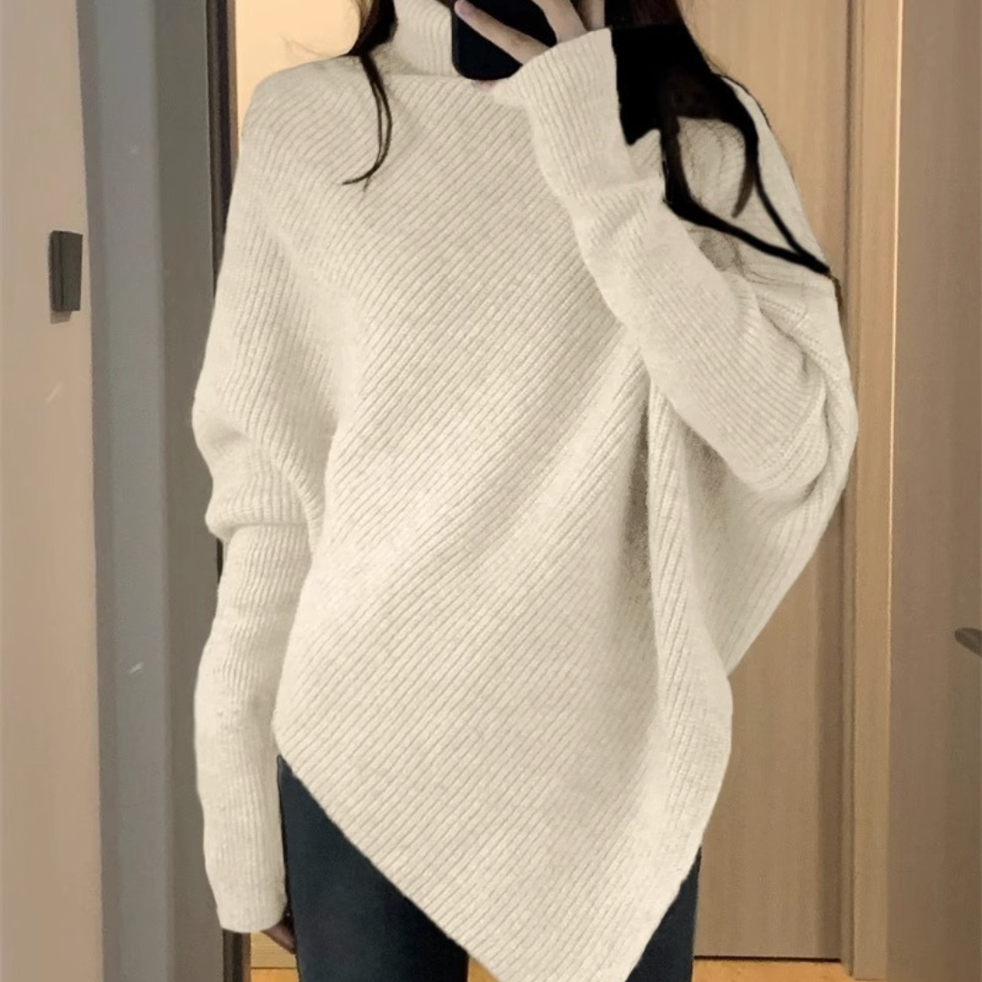 Anneta | Wygodny sweter ponczo