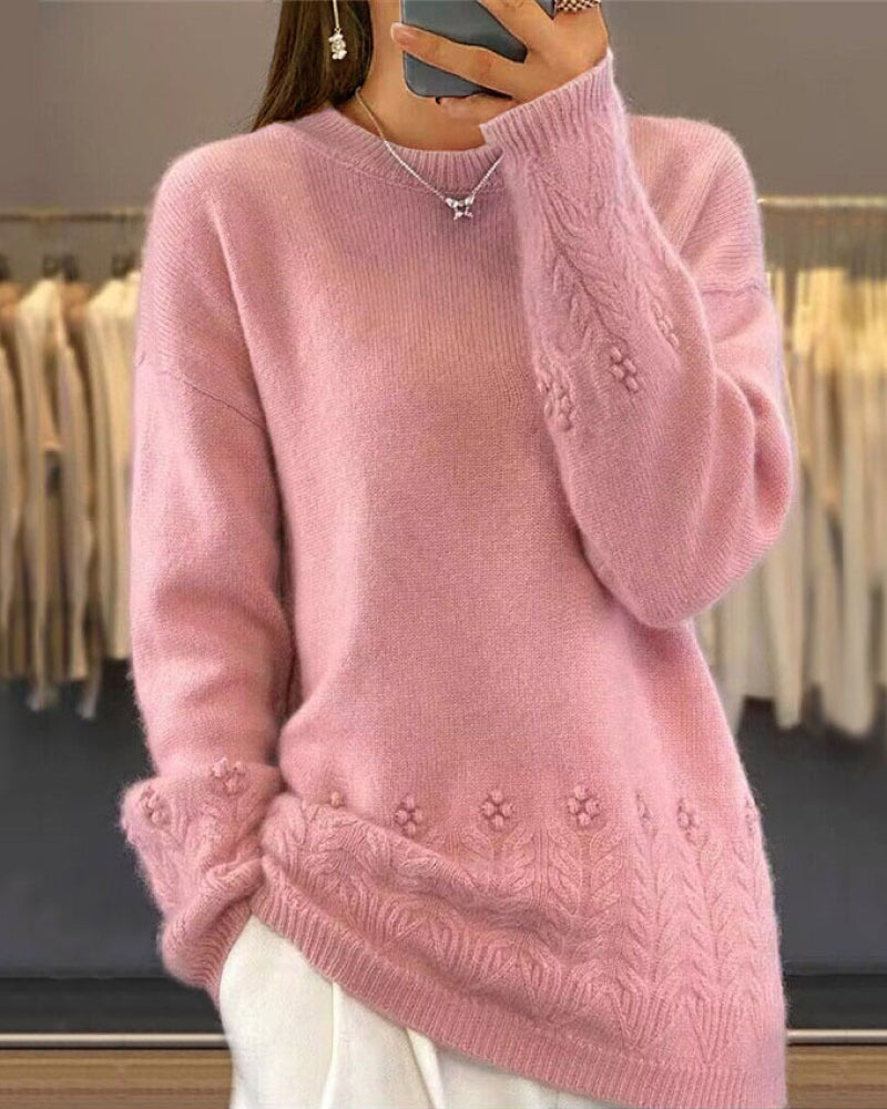 Beatrice | Elegancki sweter retro