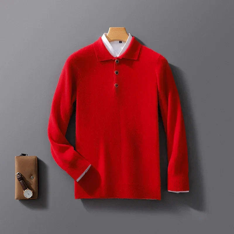 Belford | Eleganckie kaszmirowe polo