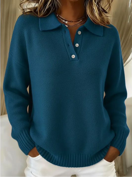 Olivia | Elegancki sweter polo