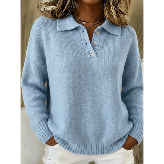 Clara | Elegancki sweter polo
