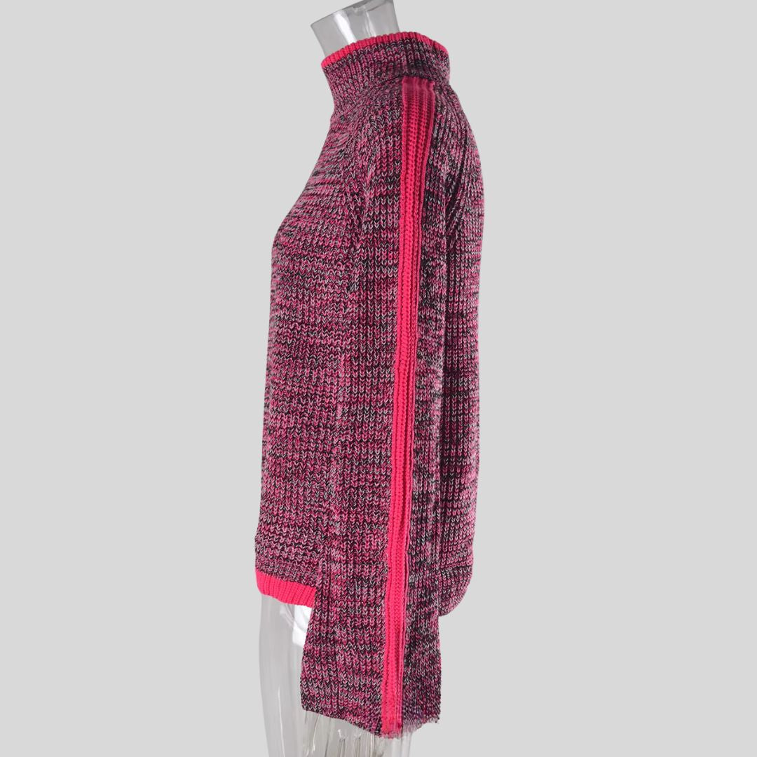 Diana | Szykowny sweter patchwork