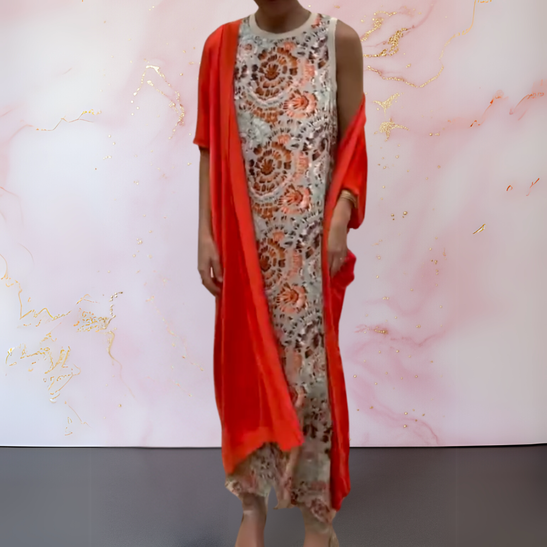 Melanie | Elegancka długa sukienka