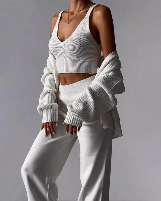 Amandine | Elegancki dzianinowy komplet