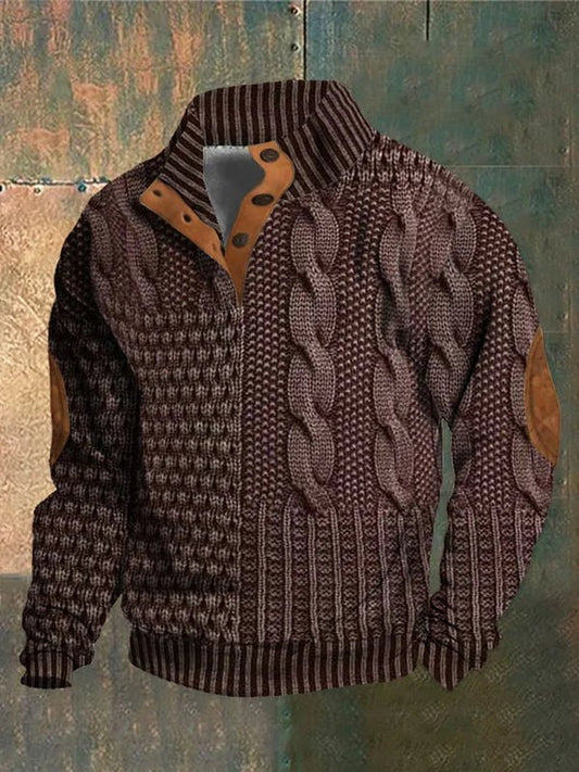 Amelin & Co™ | Sweter z nadrukiem vintage