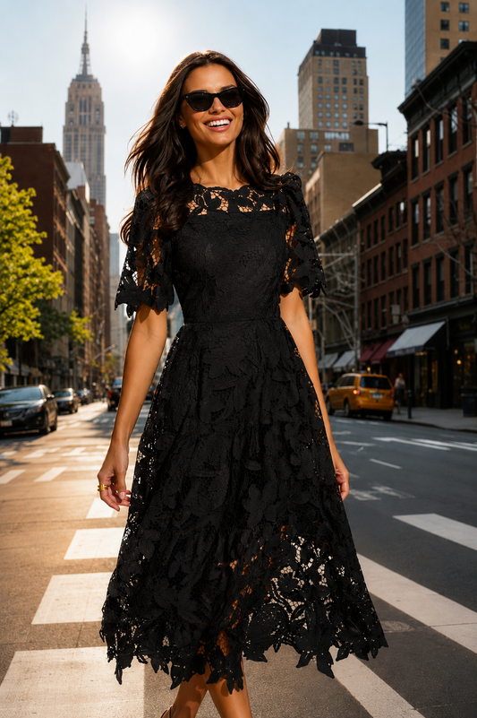 Haftowana sukienka New Jersey