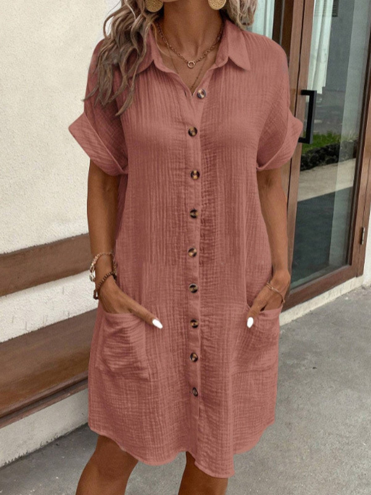 Andrea | Sukienka polo oversize