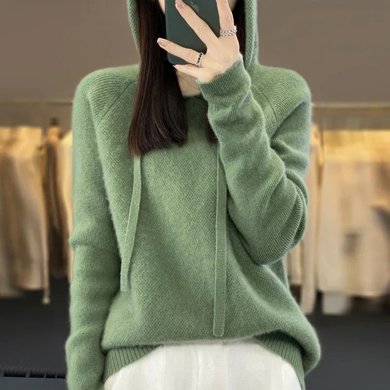 Hermine | Miękki zimowy sweter z wełny merino