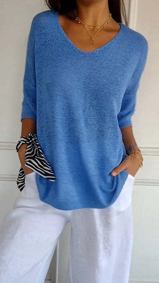 Anna | Szykowny dzianinowy top