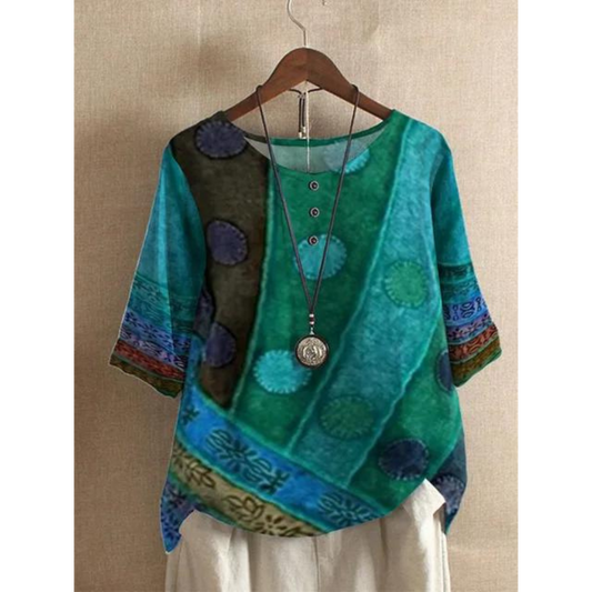 Valarie | Kolorowy top boho