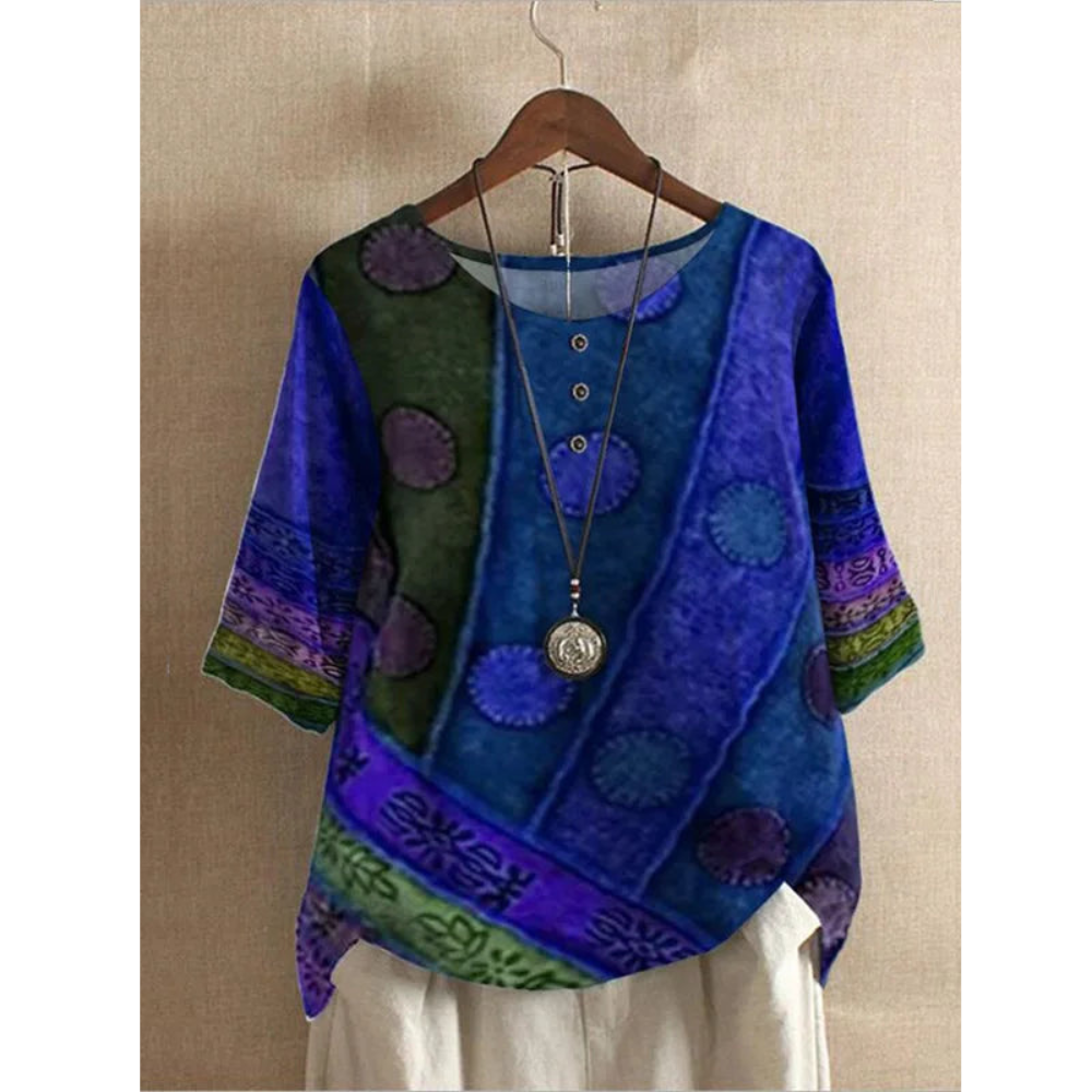 Valarie | Kolorowy top boho