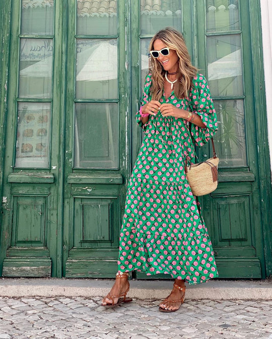 Sylvie | Szykowna sukienka boho