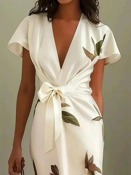 Harper | Elegancka sukienka kopertowa