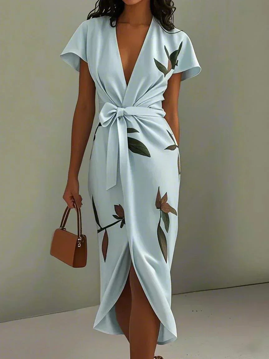 Harper | Elegancka sukienka kopertowa