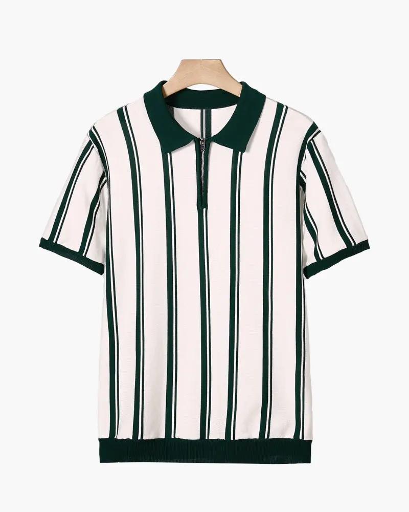 Sweter Modena z krótkim zamkiem