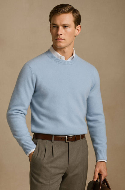 Giles | Elegancki sweter z okrągłym dekoltem