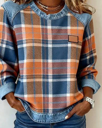 Denim | Bluza z zabawnym wzorem