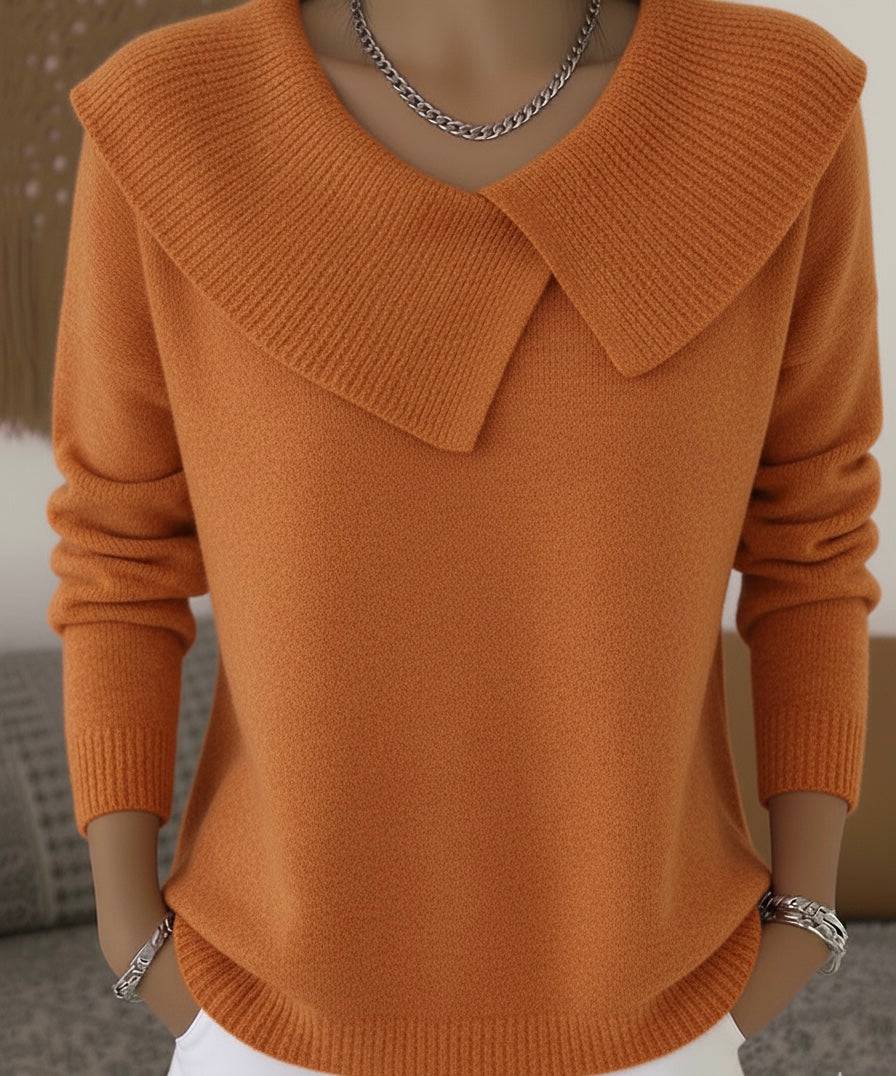 Rylee | Elegancki prążkowany sweter