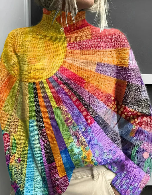Ada | Kolorowy wygodny sweter