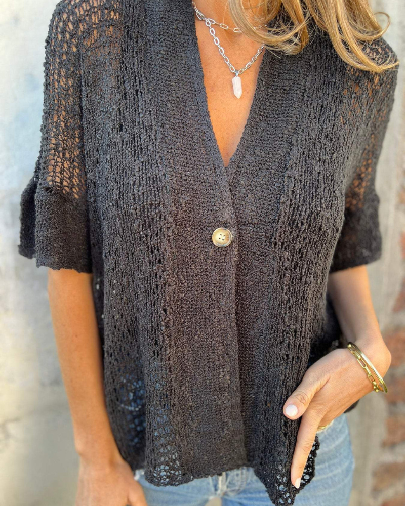 Aimée | Elegancki dzianinowy top