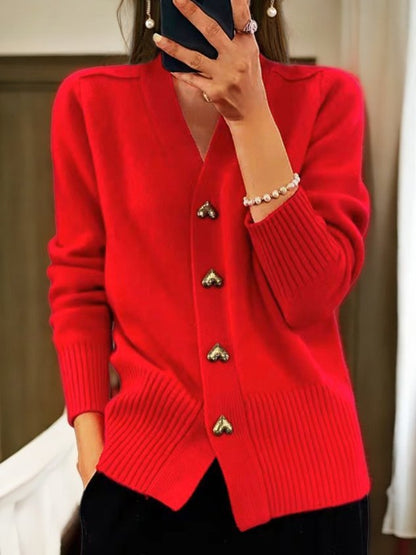 Amy | Elegancki dzianinowy kardigan