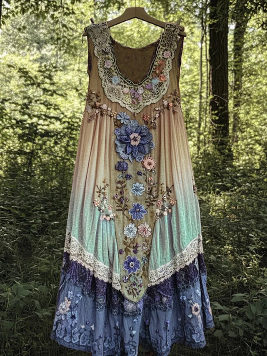 Evabella | Lniana sukienka boho