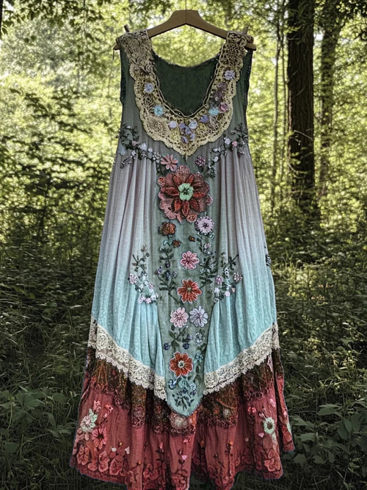 Evabella | Lniana sukienka boho