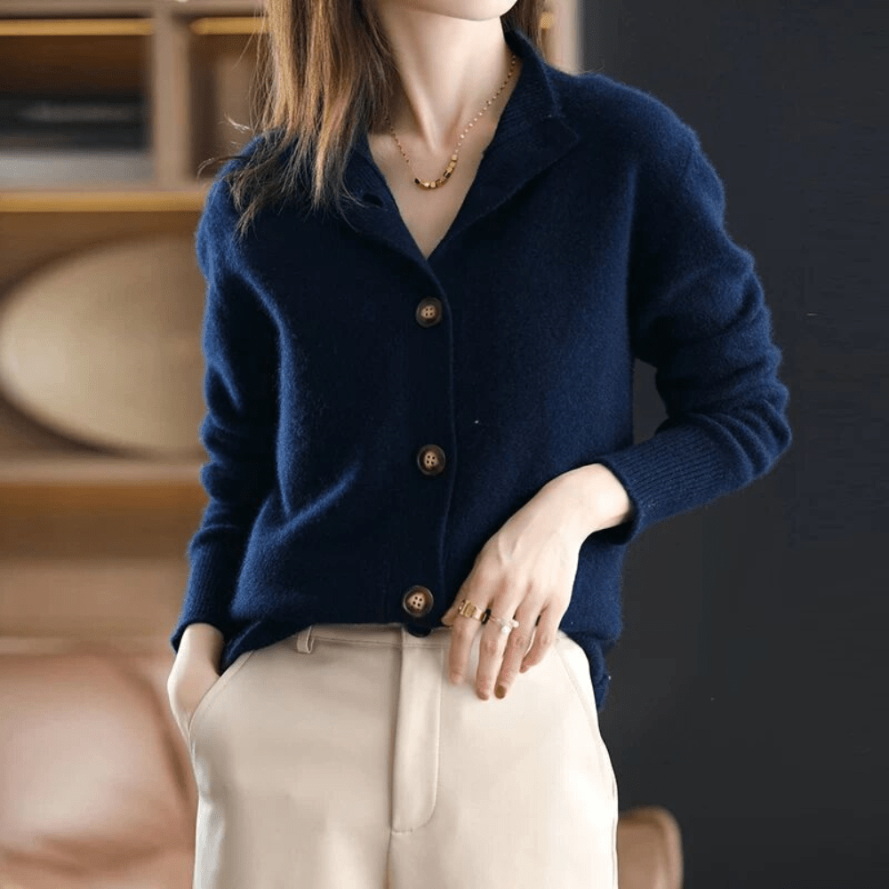 Alexandra | Szykowny kaszmirowy kardigan