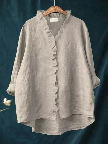 Eline | Elegancka letnia koszula z lnu