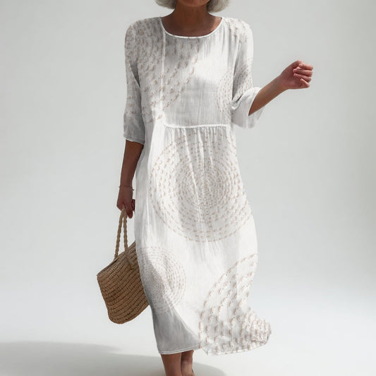 Améliane | Elegancka sukienka midi z delikatnymi detalami