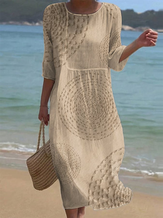 Améliane | Elegancka sukienka midi z delikatnymi detalami