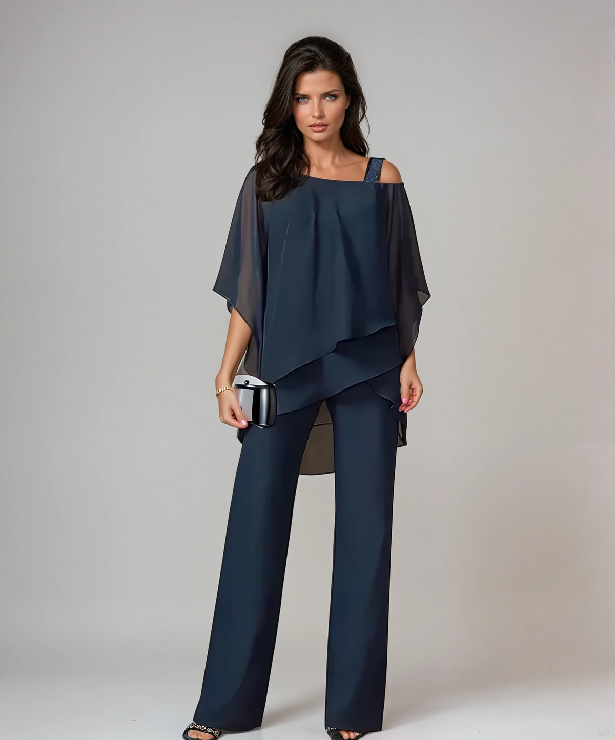 Kendra | Elegancka sukienka dwuczęściowa
