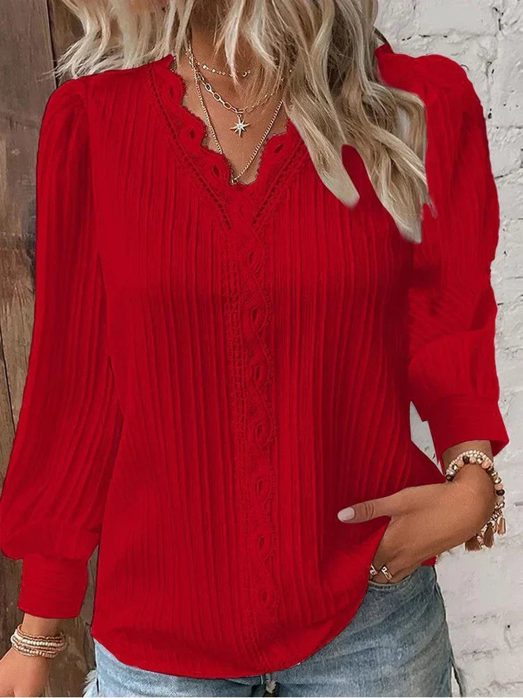 Lilly | Elegancka plisowana bluzka