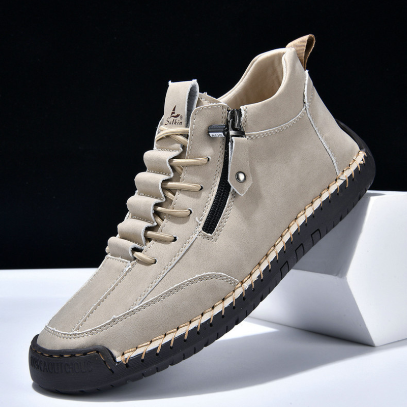 Amelin & Co™ | Męskie buty z nubuku na zamek