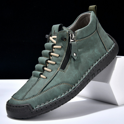 Amelin & Co™ | Męskie buty z nubuku na zamek