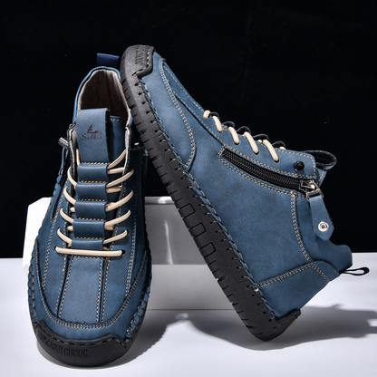 Amelin & Co™ | Męskie buty z nubuku na zamek