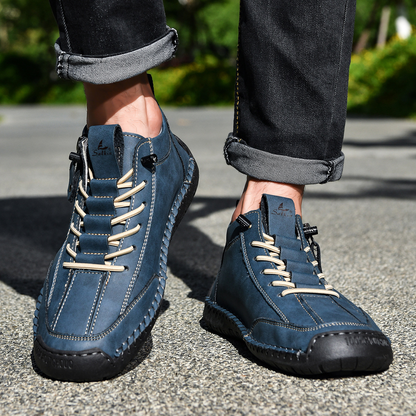 Amelin & Co™ | Męskie buty z nubuku na zamek
