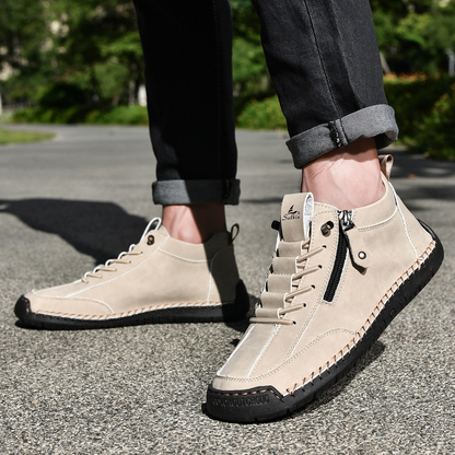 Amelin & Co™ | Męskie buty z nubuku na zamek