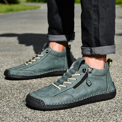 Amelin & Co™ | Męskie buty z nubuku na zamek