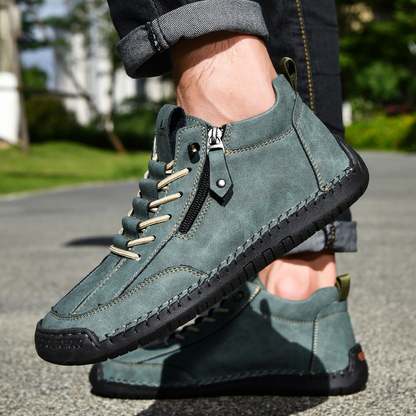 Amelin & Co™ | Męskie buty z nubuku na zamek