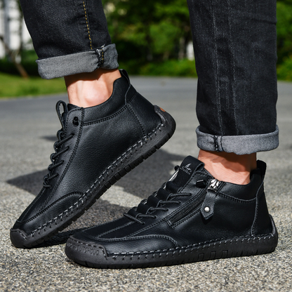 Amelin & Co™ | Męskie buty z nubuku na zamek