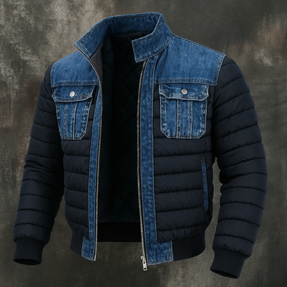 Amelin & Co™ | Kurtka hybrydowa z denimem