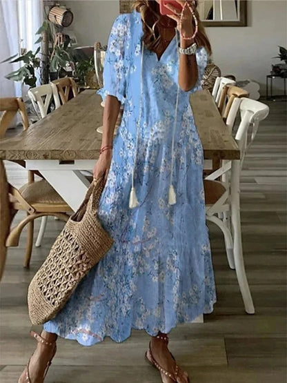 Ines | Szykowna sukienka boho