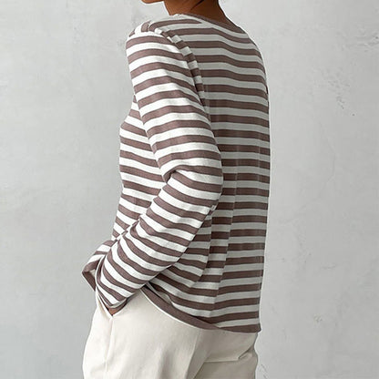 Nicole | Szykowny sweter w paski