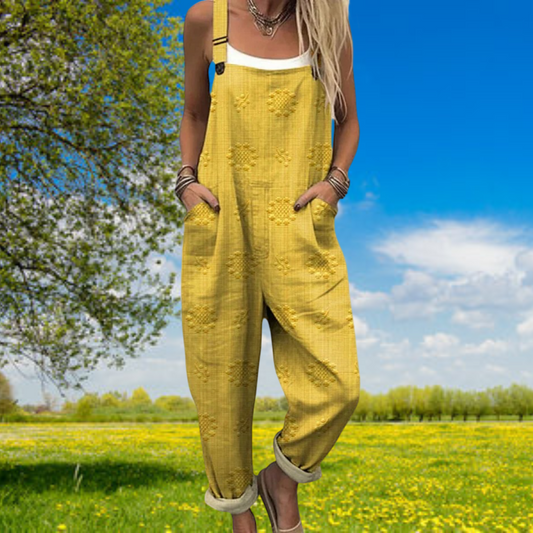 Pauline | Luźny kombinezon vintage