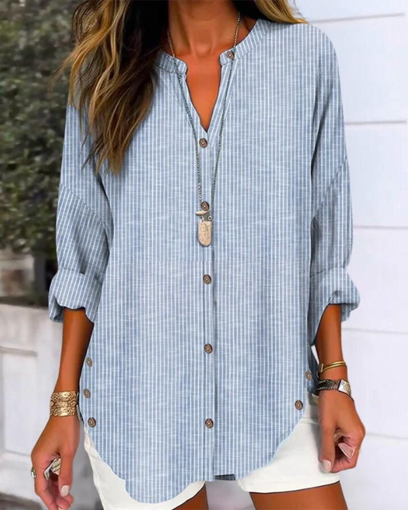 Valerie | Szykowny top w paski