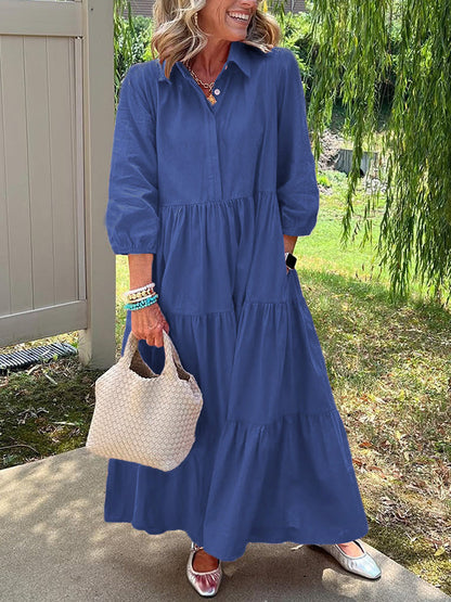 Bente | Elegancka długa sukienka